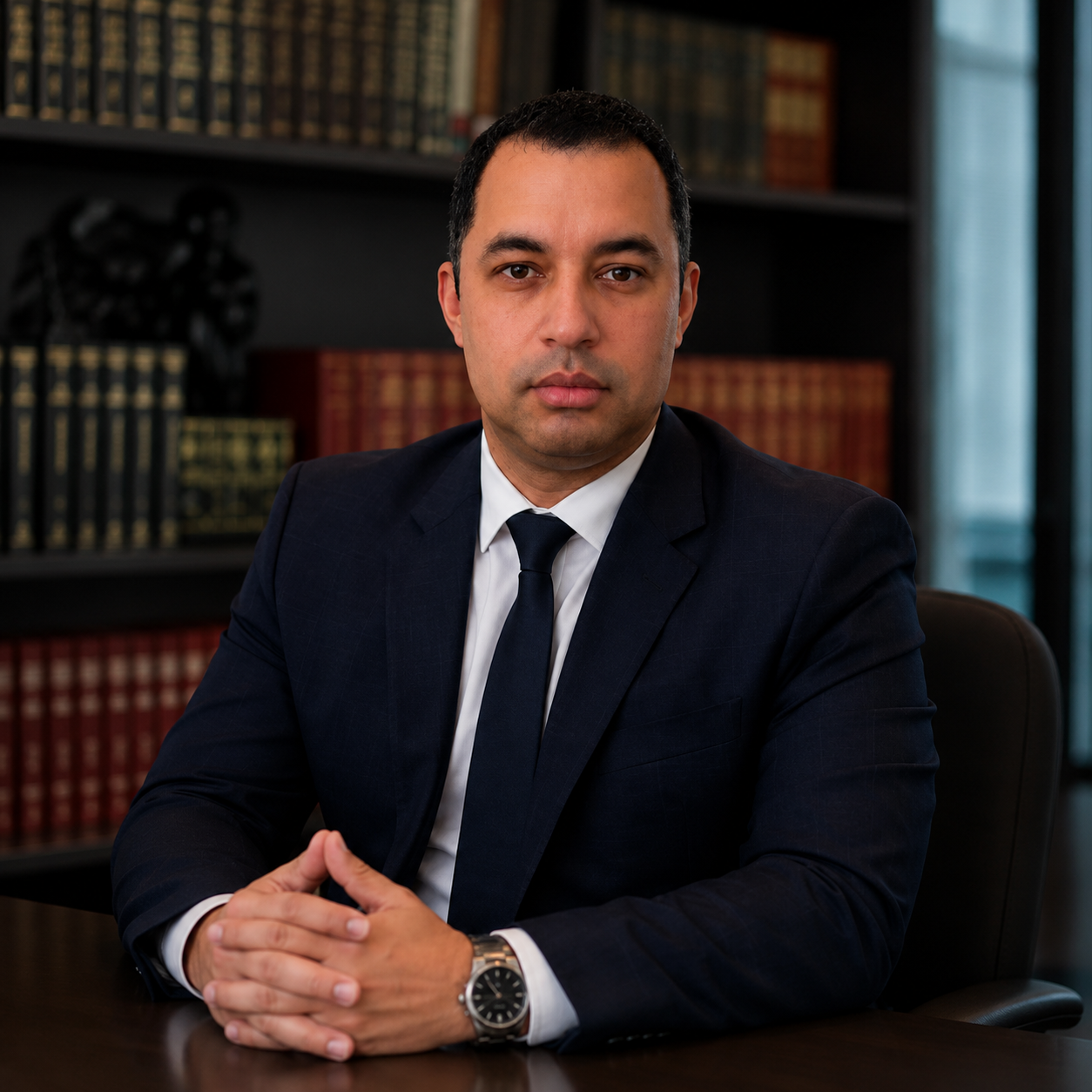 Jamerson Lima, advogado previdenciário e de trânsito, OAB/RS 138.482, em seu escritório
